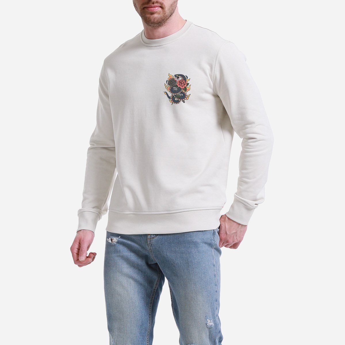 Sweatshirt Culture Erkek Lacivert
