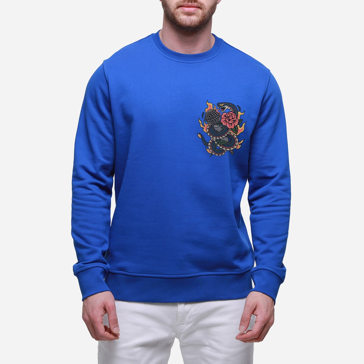 Sweatshirt Culture Erkek Lacivert