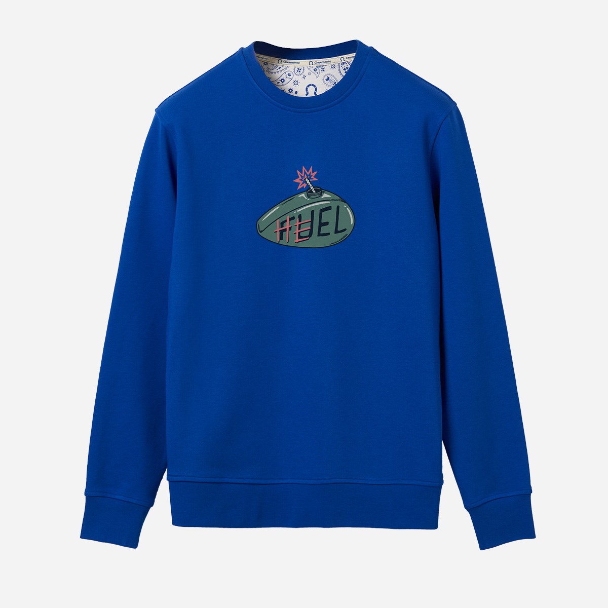 Sweatshirt Danger Erkek Mavi