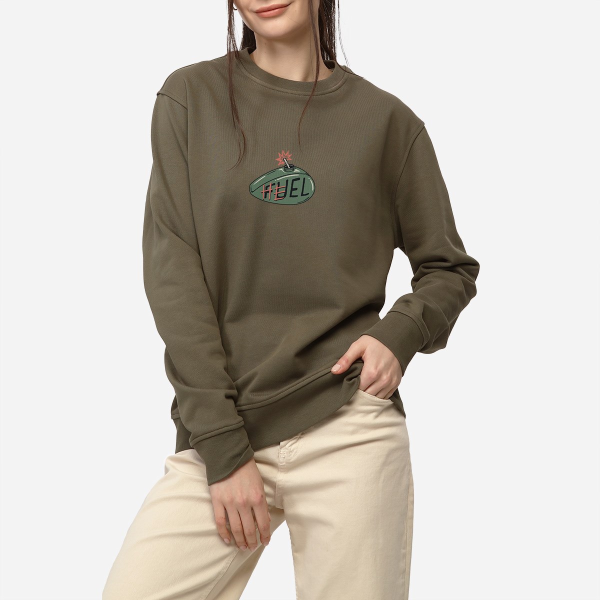 Sweatshirt Danger Kadın Mavi