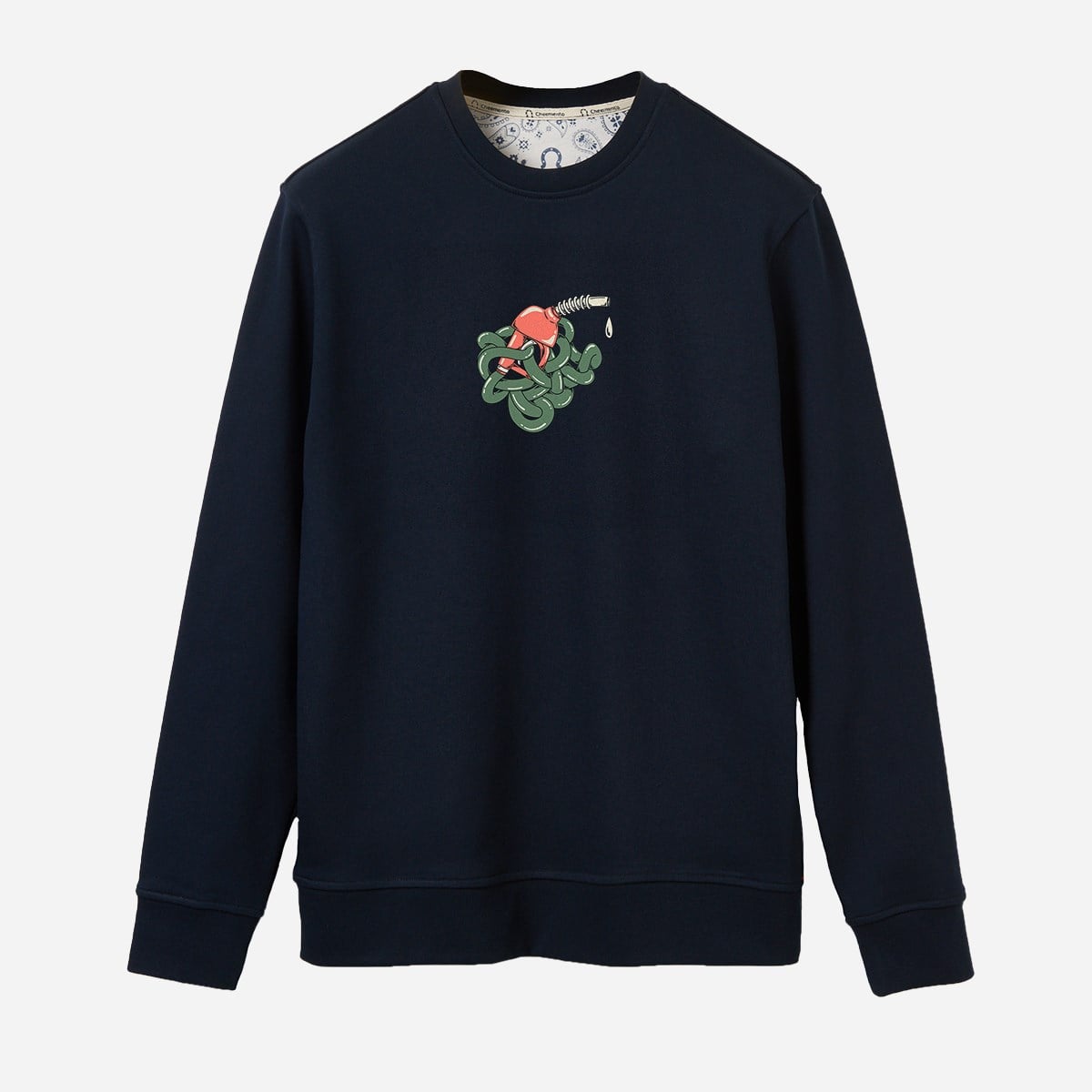 Sweatshirt Drop Erkek Mavi