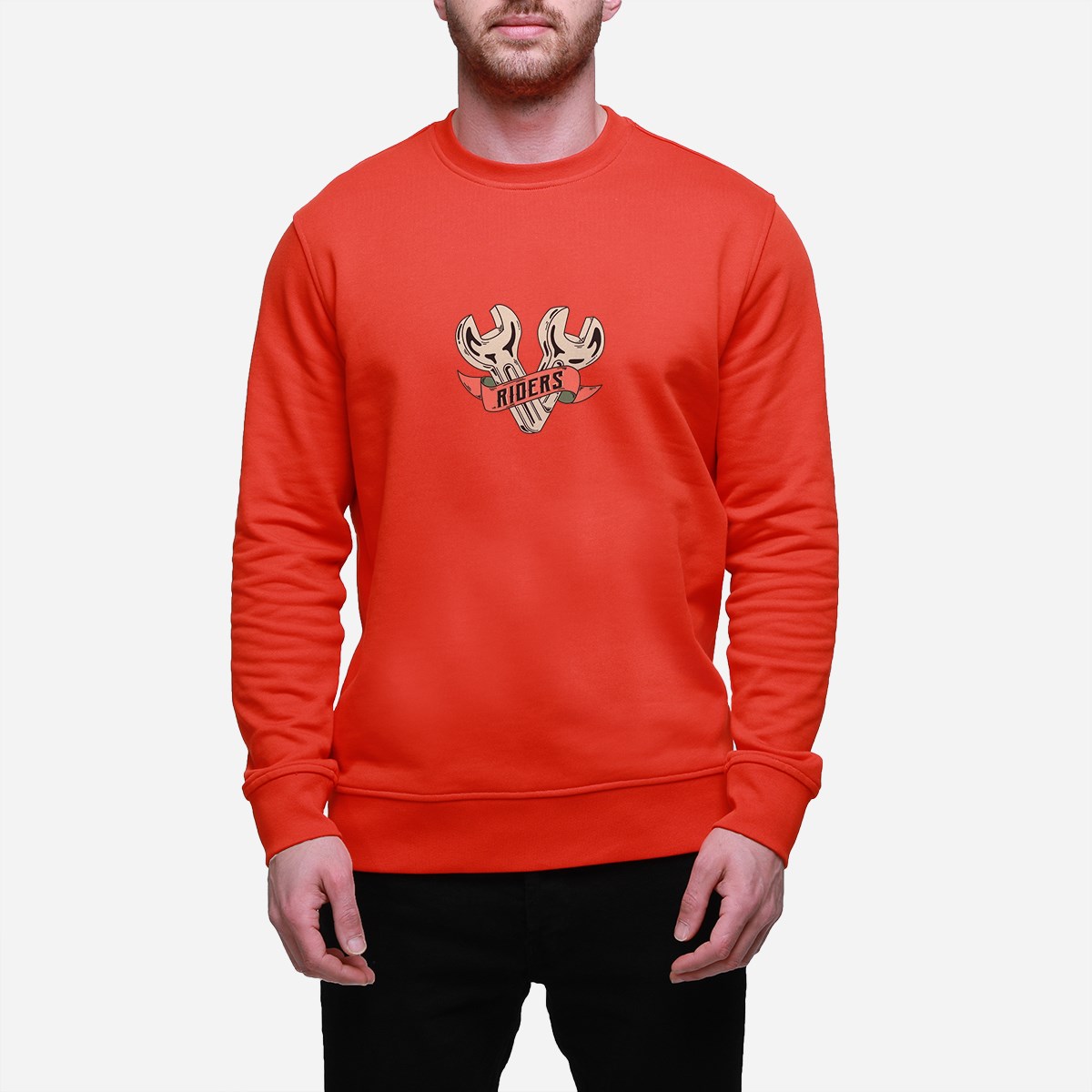 Sweatshirt Fix Erkek Taş
