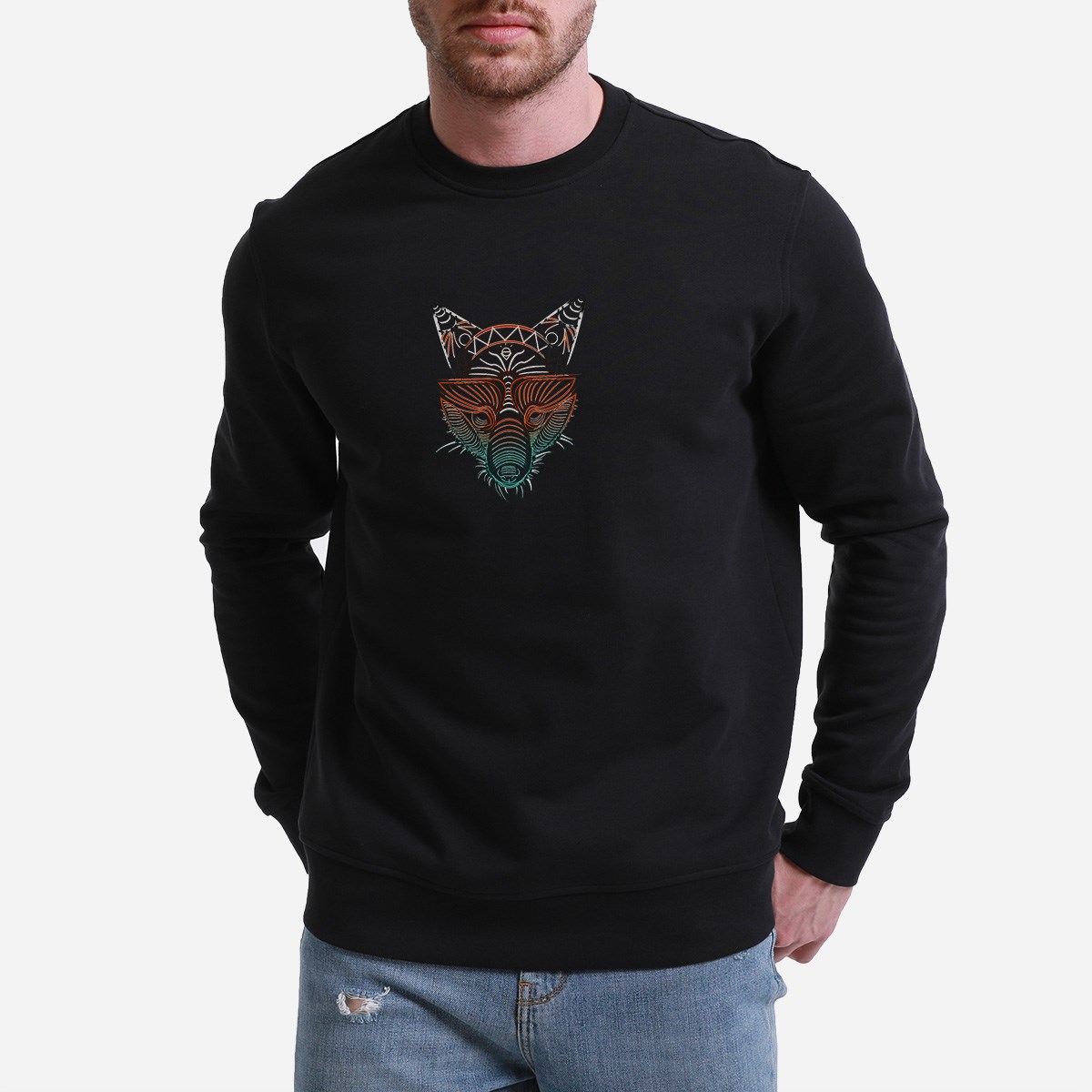 Sweatshirt Fox Erkek Mavi