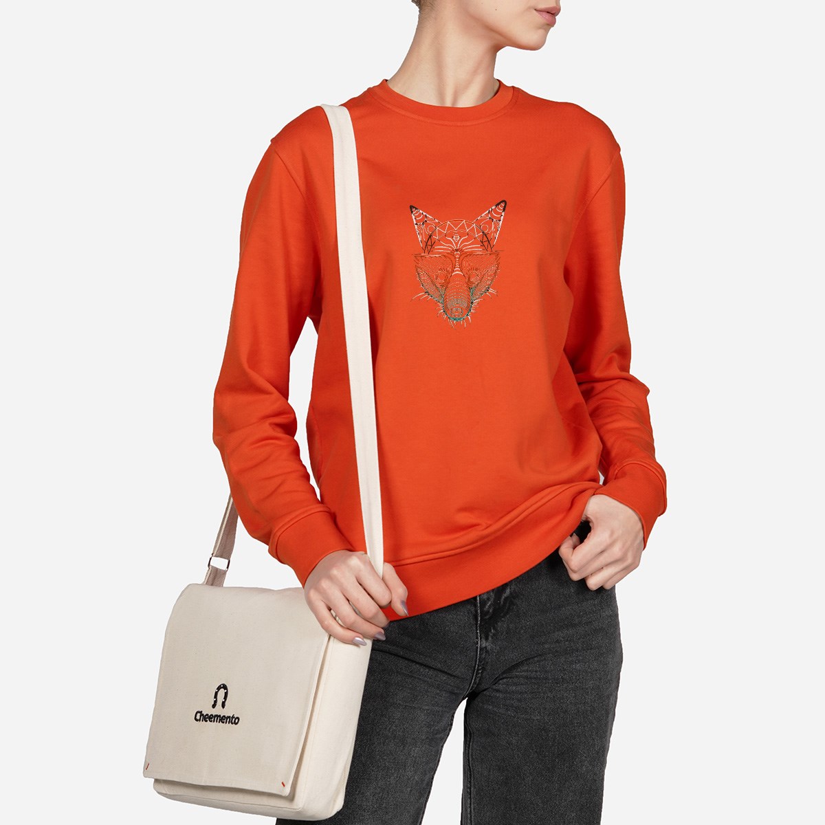Sweatshirt Fox Kadın Mavi