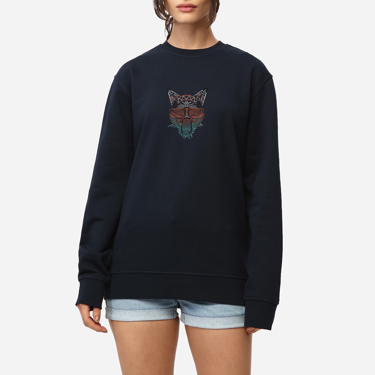 Sweatshirt Fox Kadın Mavi
