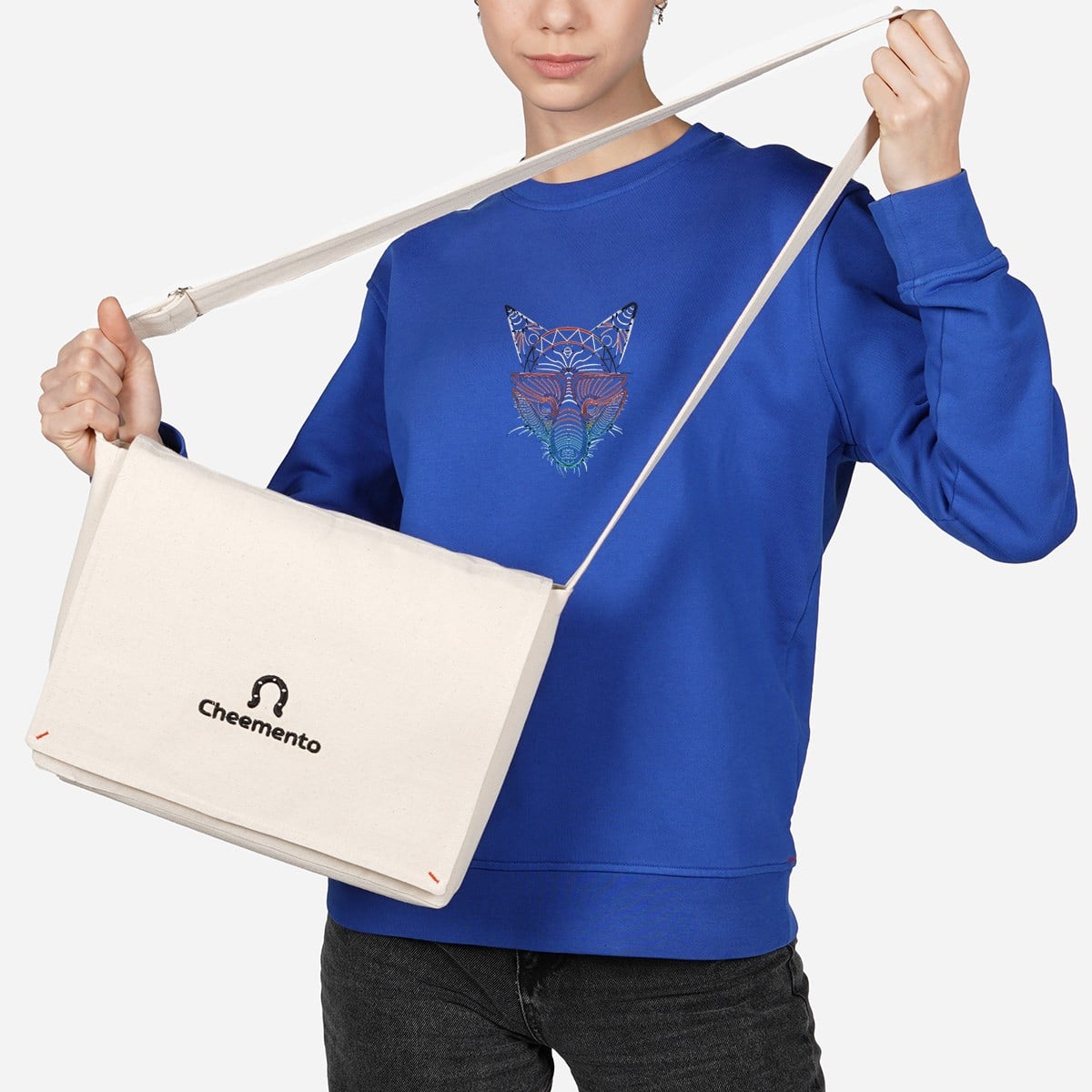 Sweatshirt Fox Kadın Mavi