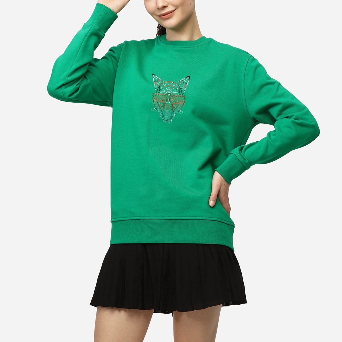Sweatshirt Fox Kadın Mavi