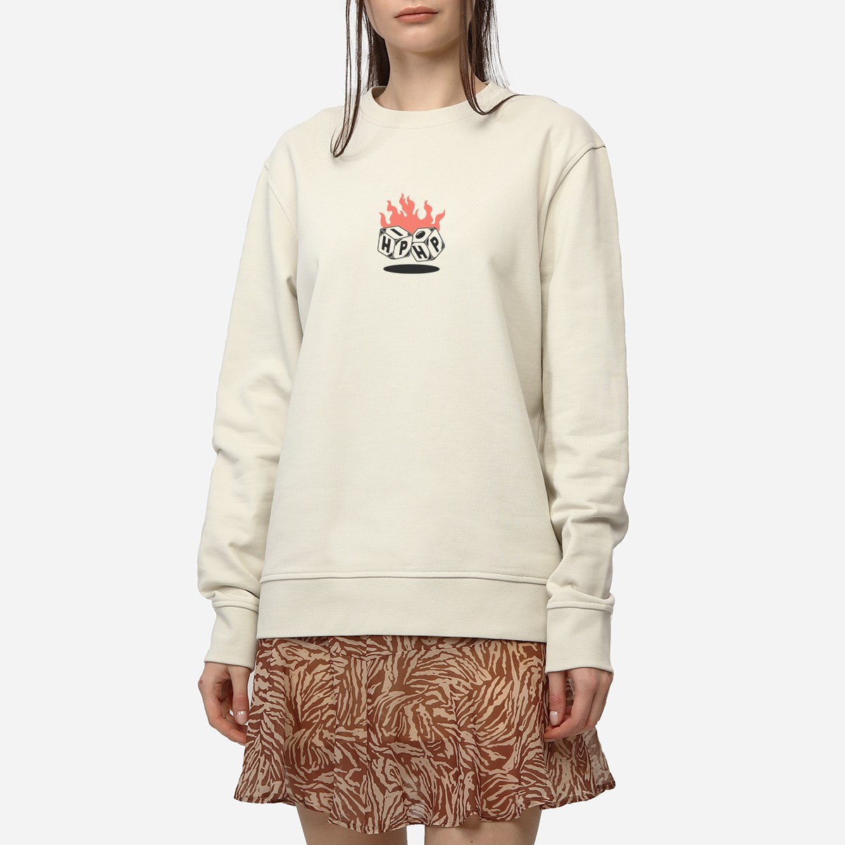 Sweatshirt Hip Hop Kadın Siyah