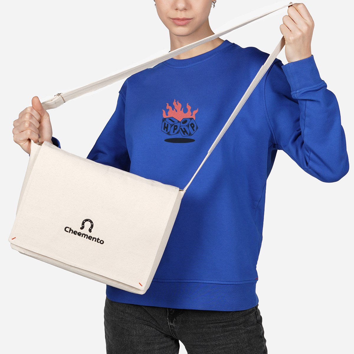 Sweatshirt Hip Hop Kadın Siyah