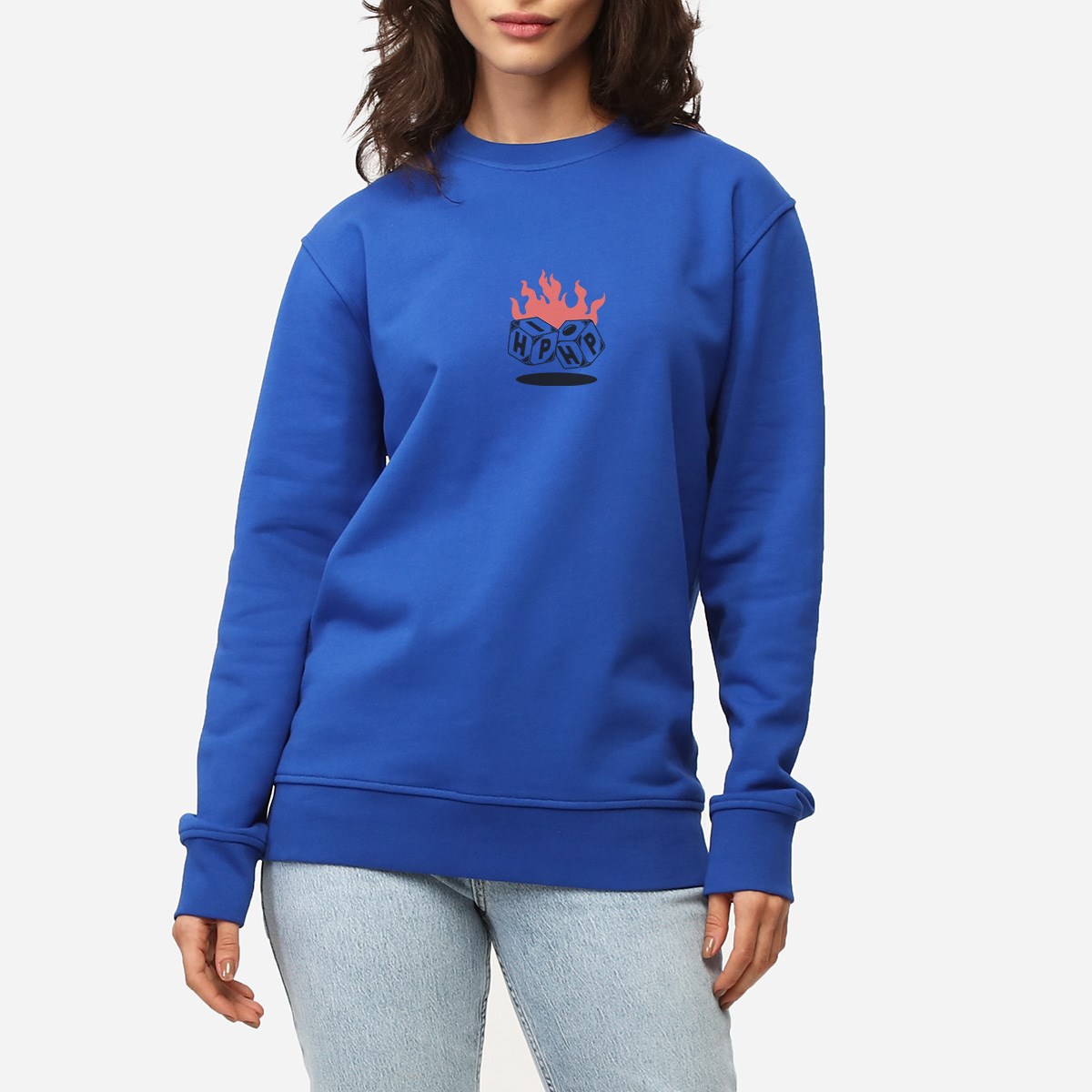 Sweatshirt Hip Hop Kadın Siyah