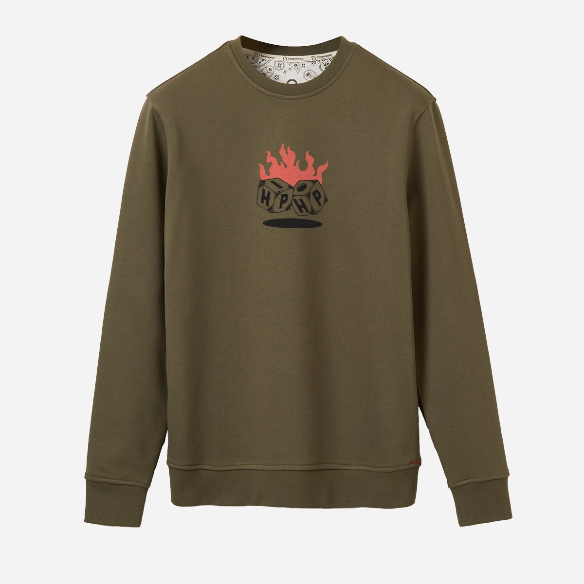 Sweatshirt Hiphop Erkek Siyah