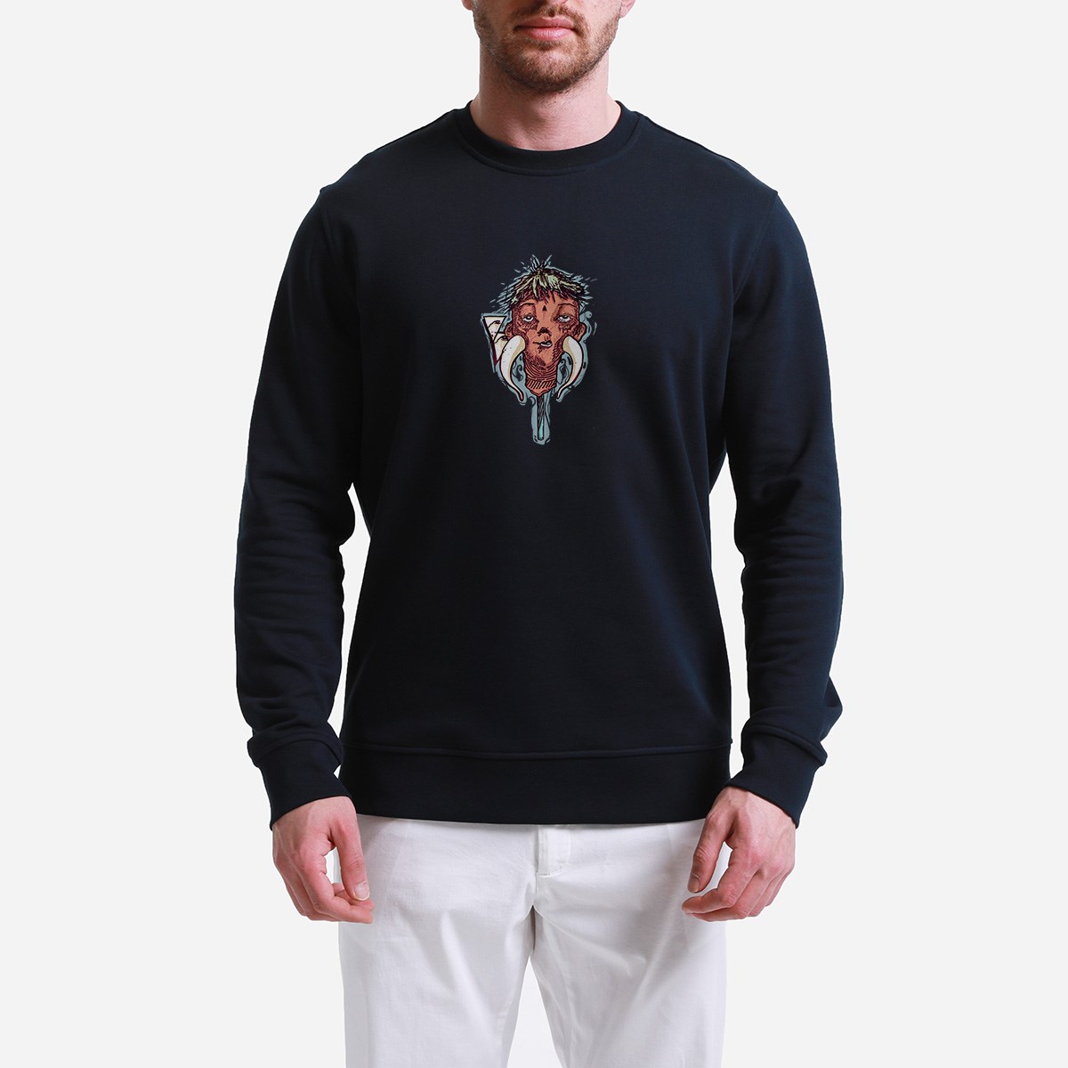 Sweatshirt Horn Erkek Taş