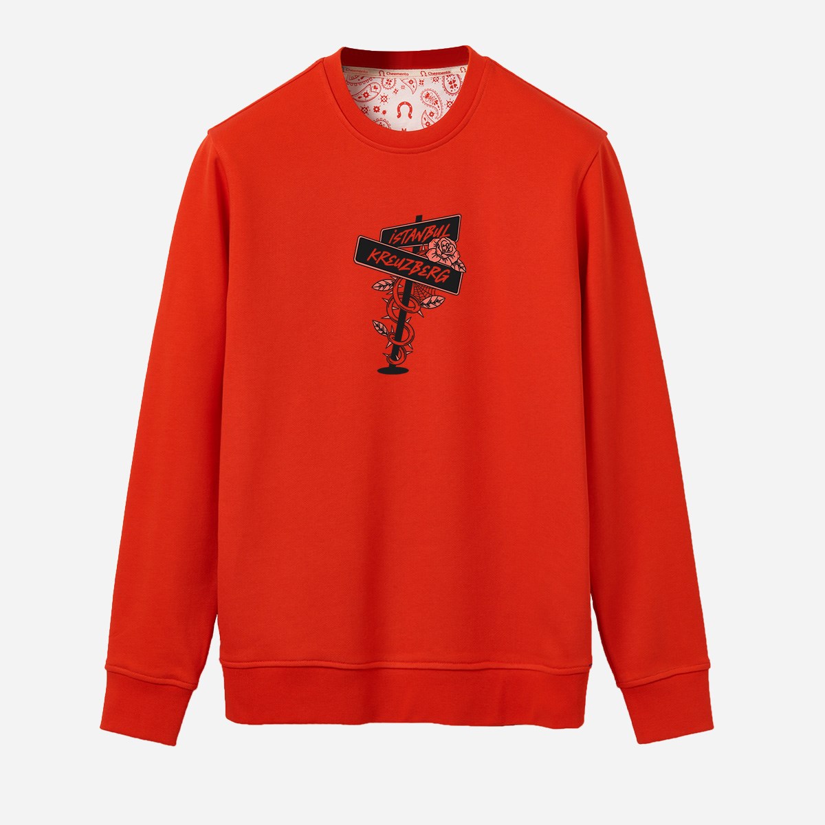 Sweatshirt Kruezberg Erkek Yeşil