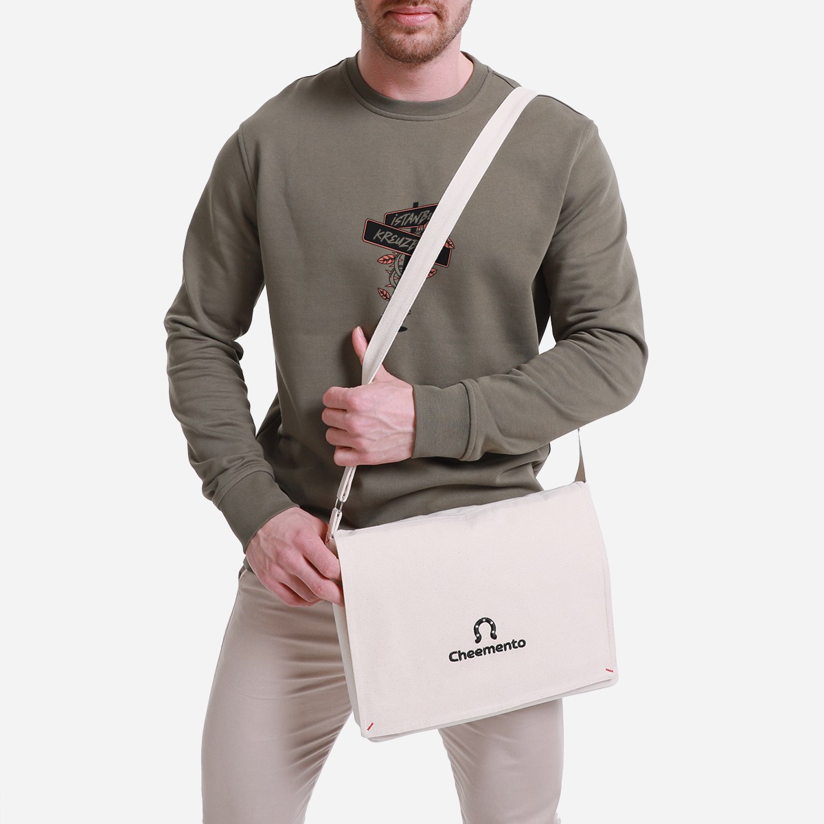 Sweatshirt Kruezberg Erkek Yeşil