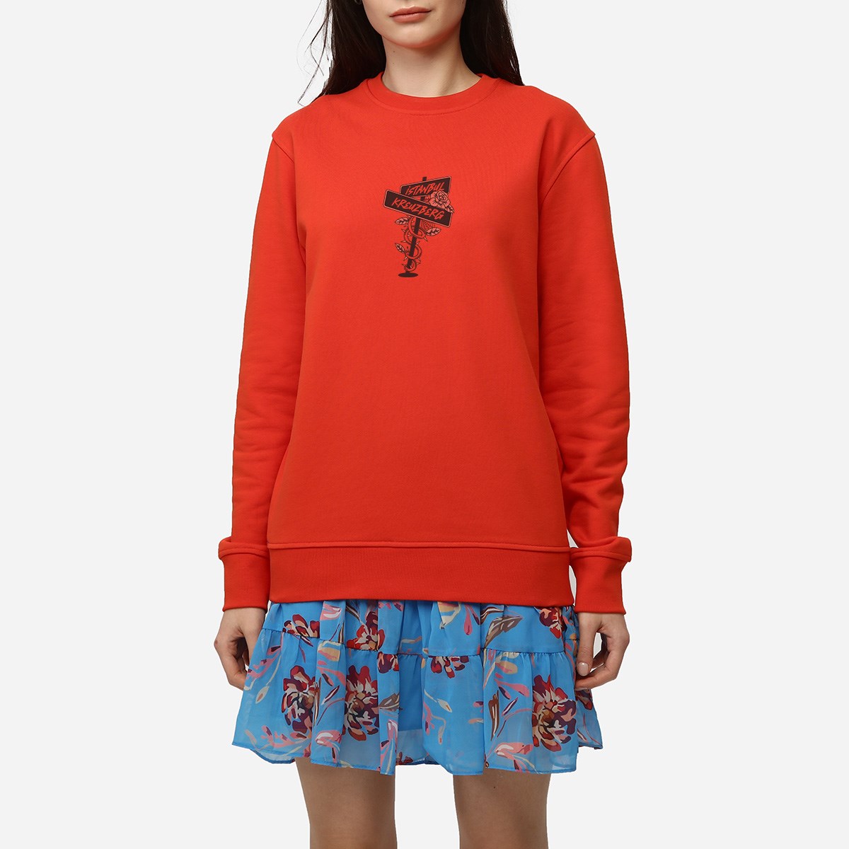 Sweatshirt Kruezberg Kadın Yeşil