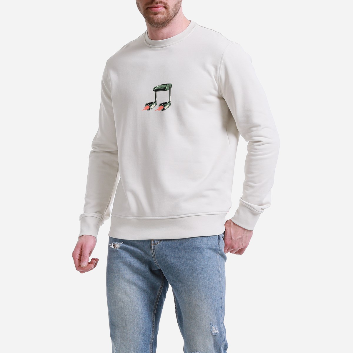 Sweatshirt Melody Erkek Siyah