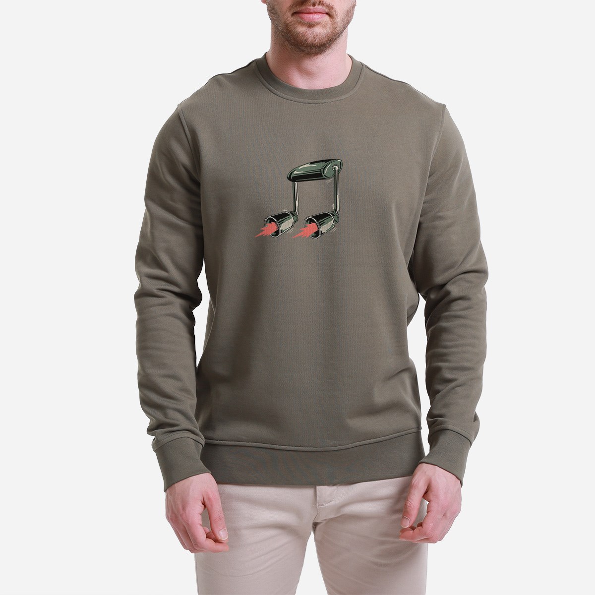 Sweatshirt Melody Erkek Siyah