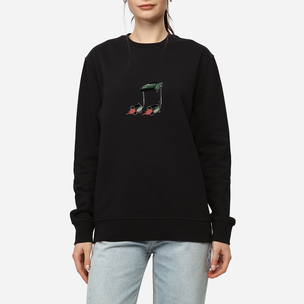 Sweatshirt Melody Kadın Siyah