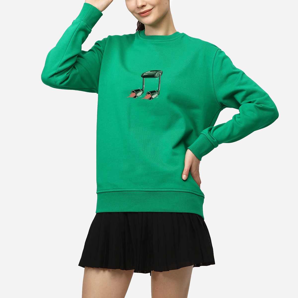Sweatshirt Melody Kadın Siyah