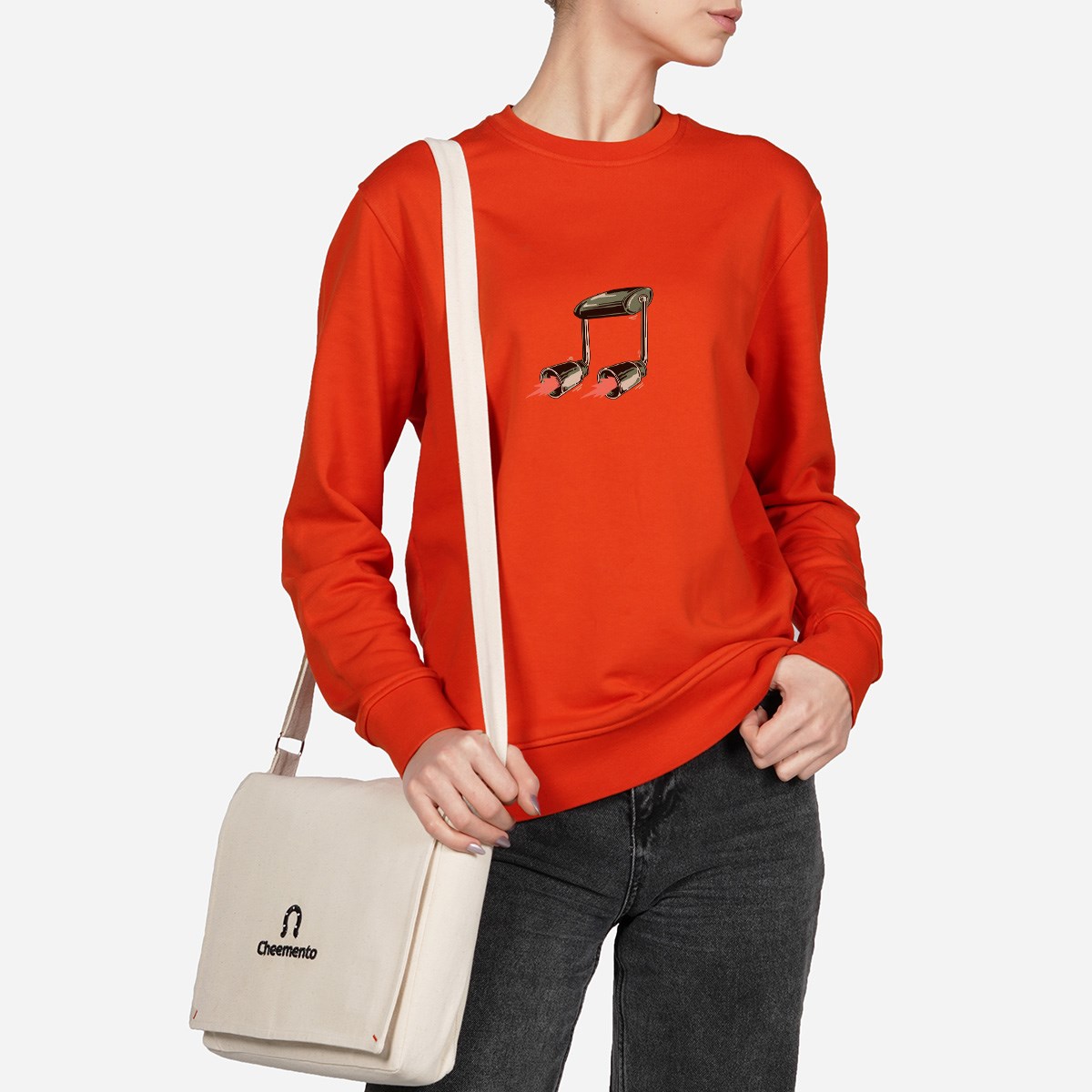 Sweatshirt Melody Kadın Siyah