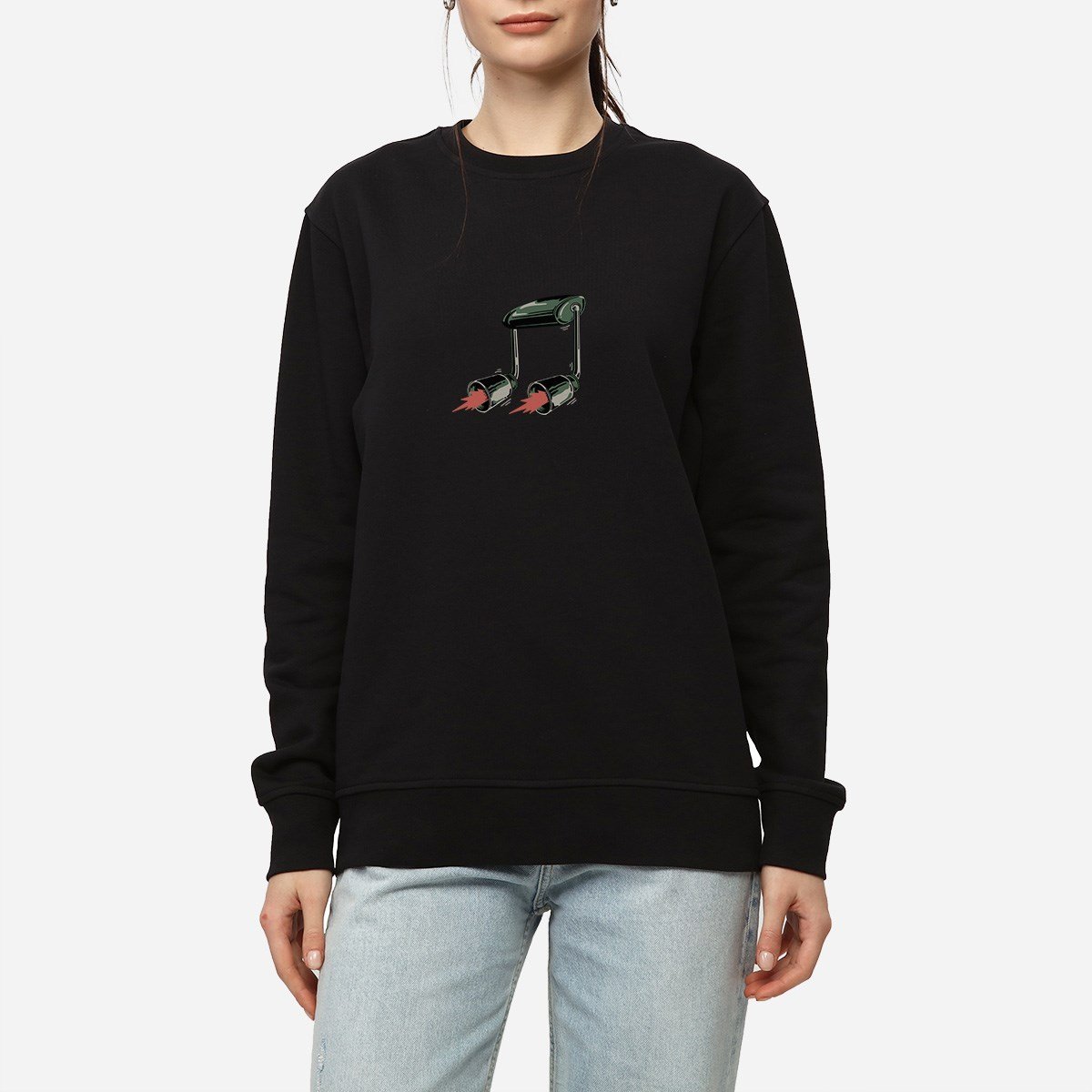 Sweatshirt Melody Kadın Siyah