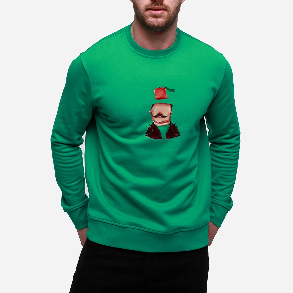 Sweatshirt Ottoman Erkek Taş
