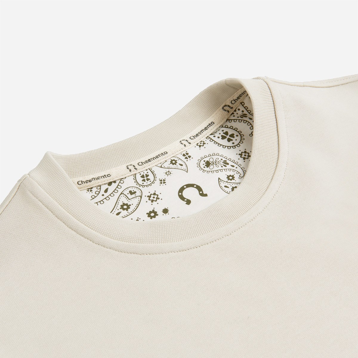 Sweatshirt Party Erkek Haki