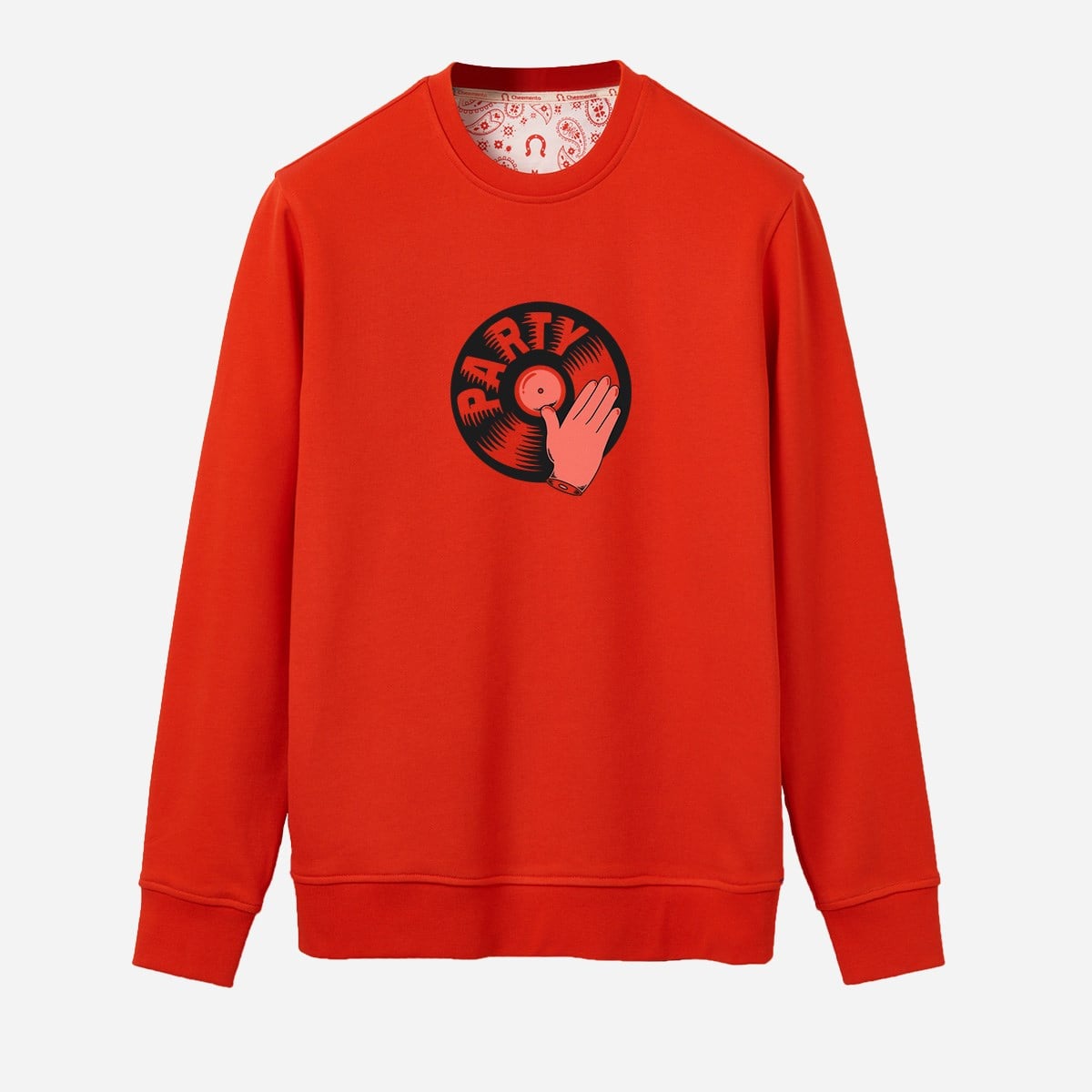 Sweatshirt Party Erkek Haki