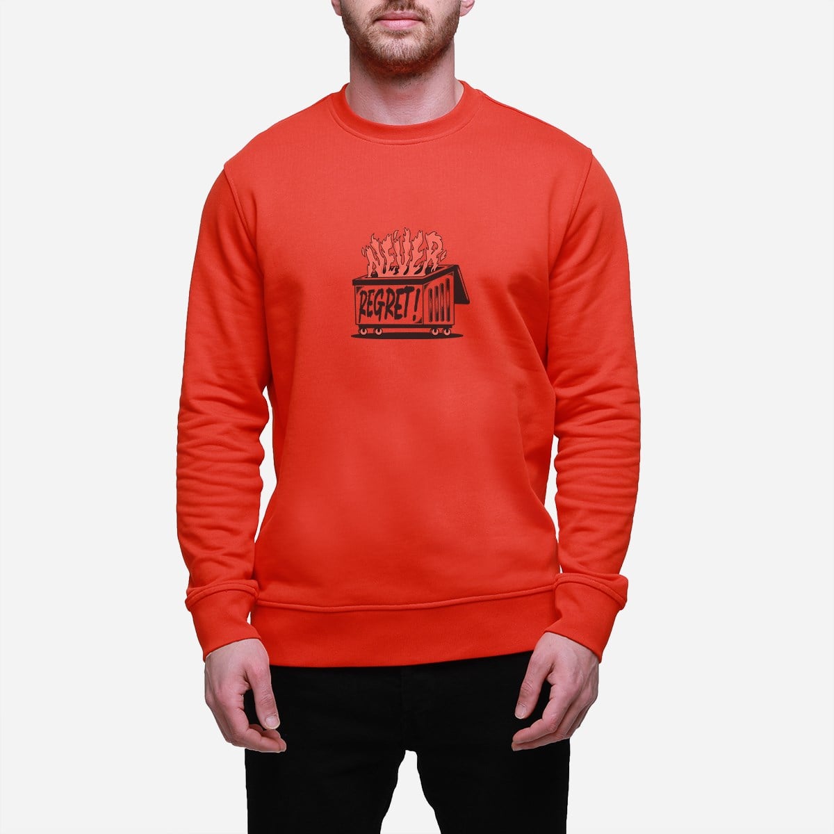 Sweatshirt Party Erkek Haki
