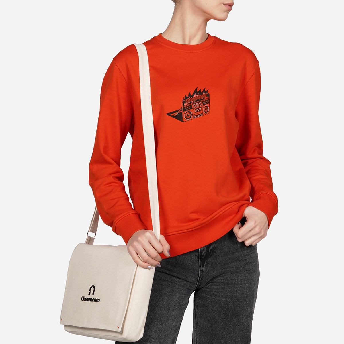 Sweatshirt Shadow Kadın Lacivert