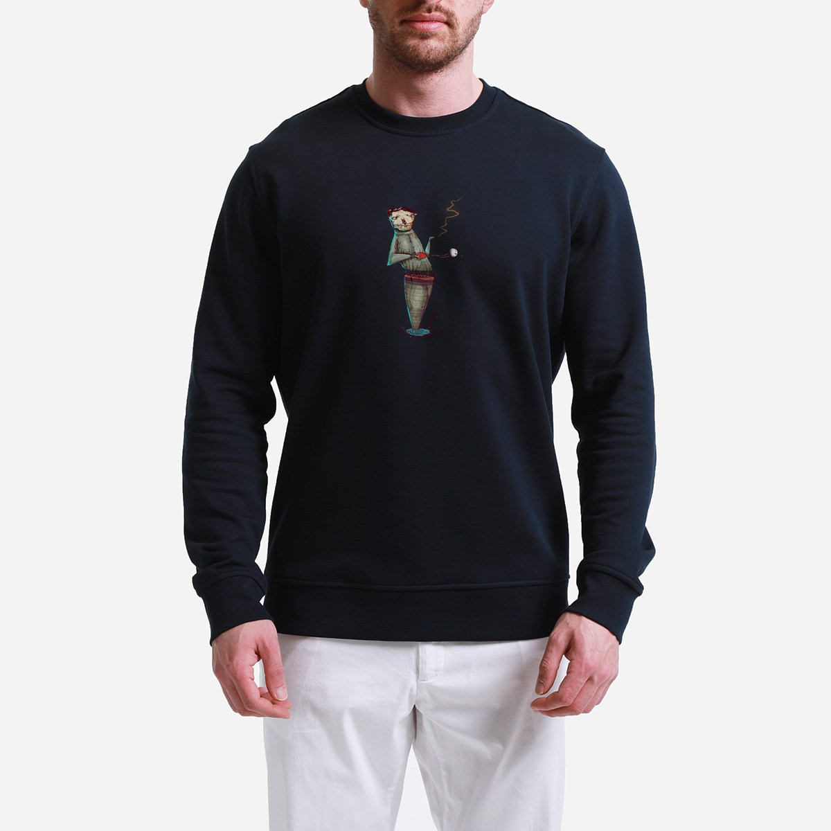 Sweatshirt Spinman Erkek Siyah