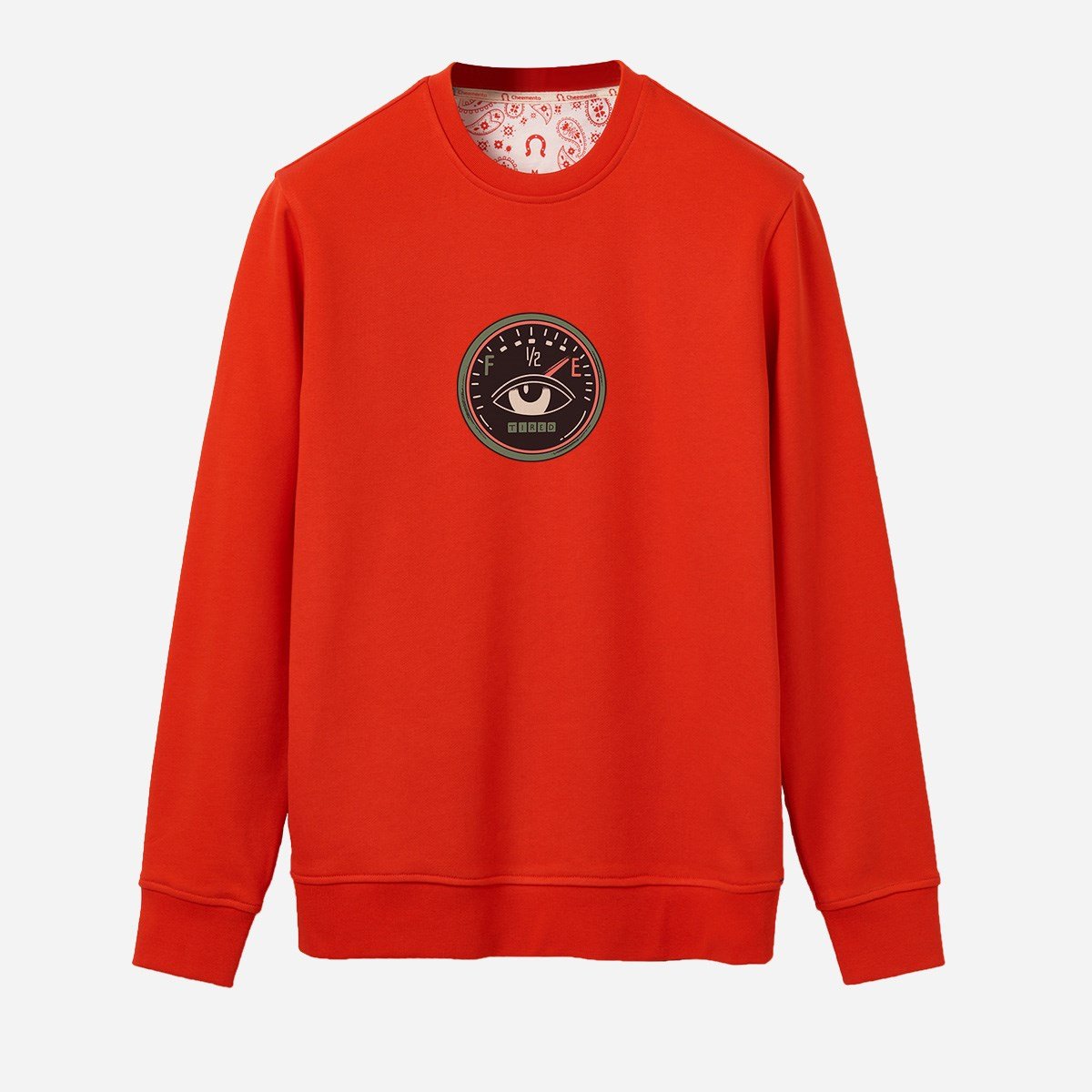 Sweatshirt Tired Erkek Turuncu