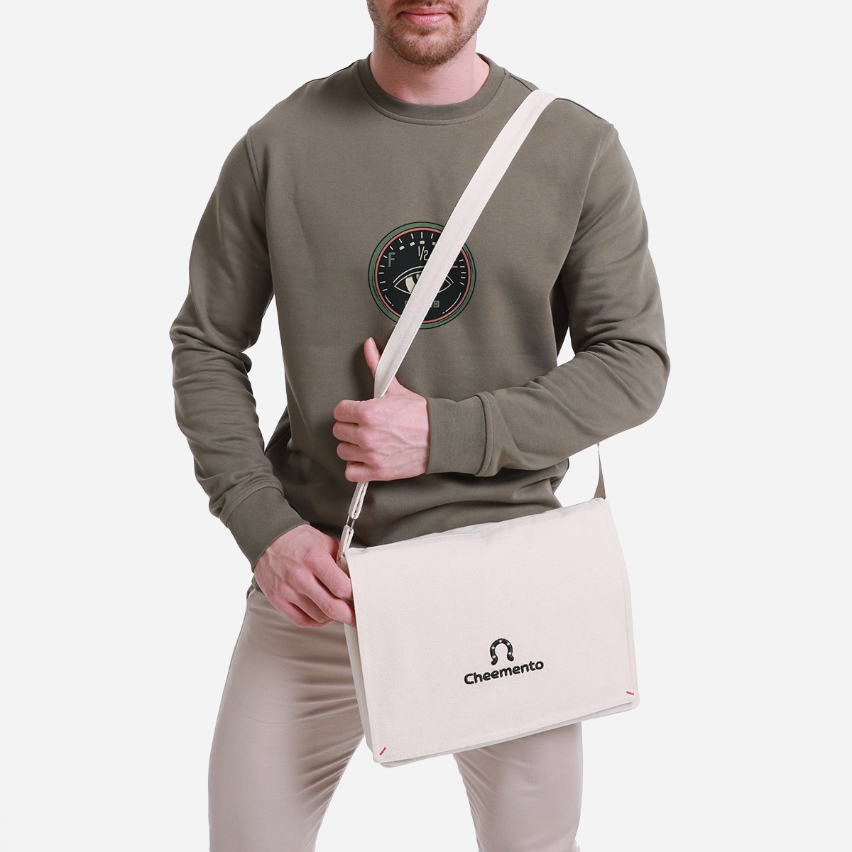 Sweatshirt Tired Erkek Turuncu