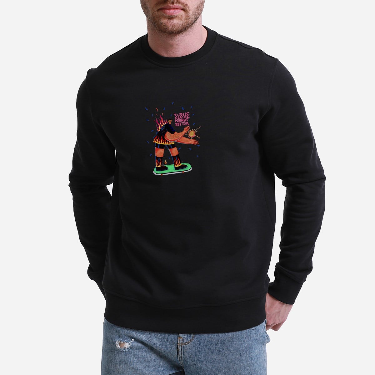 Sweatshirt Uçuş Erkek Lacivert