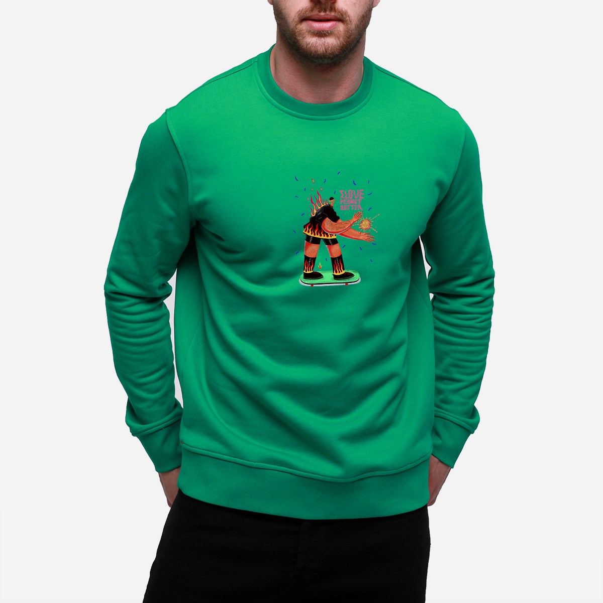 Sweatshirt Uçuş Erkek Lacivert