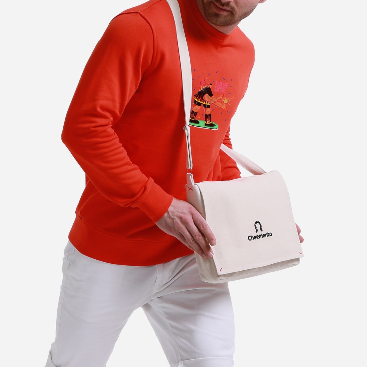Sweatshirt Uçuş Erkek Lacivert
