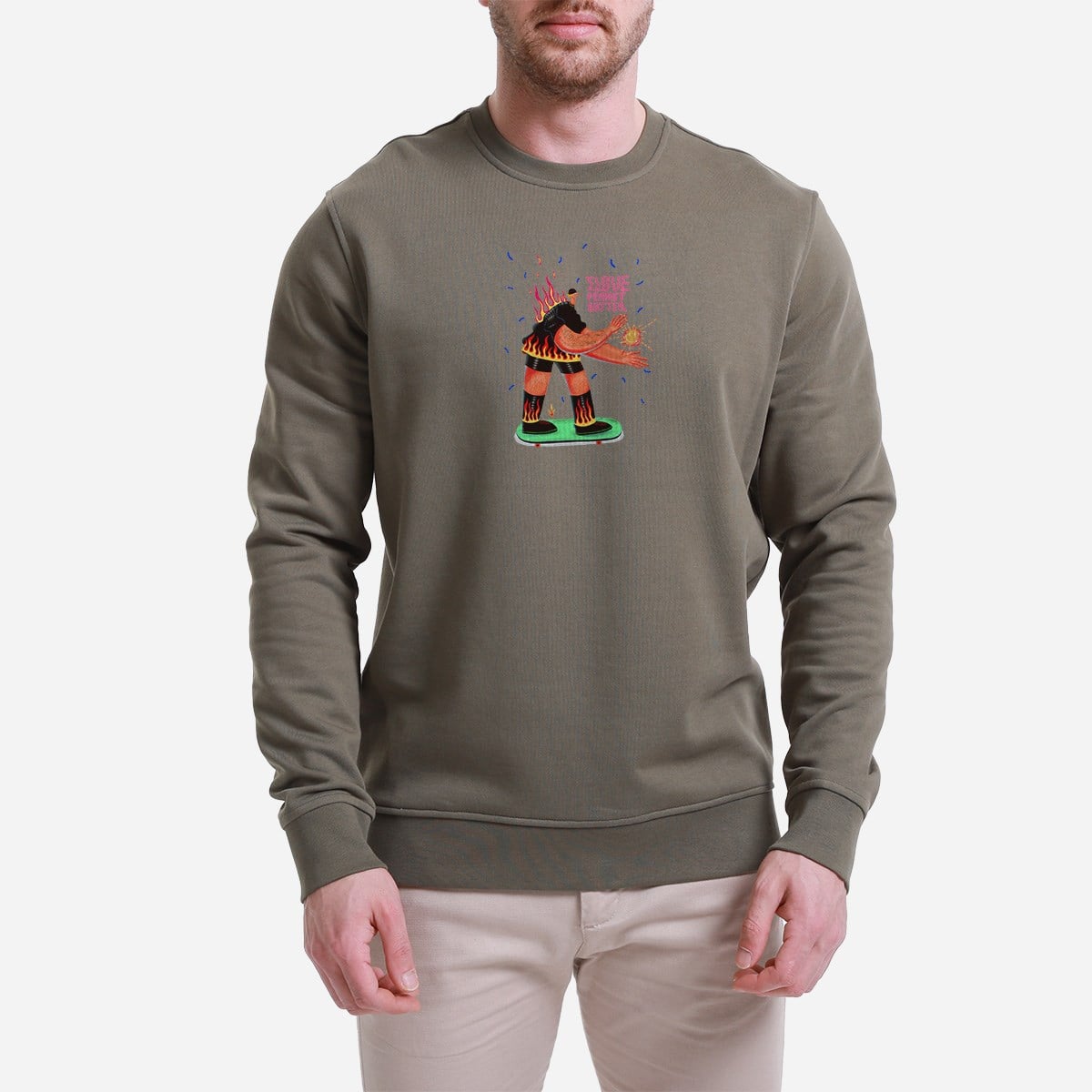 Sweatshirt Uçuş Erkek Lacivert