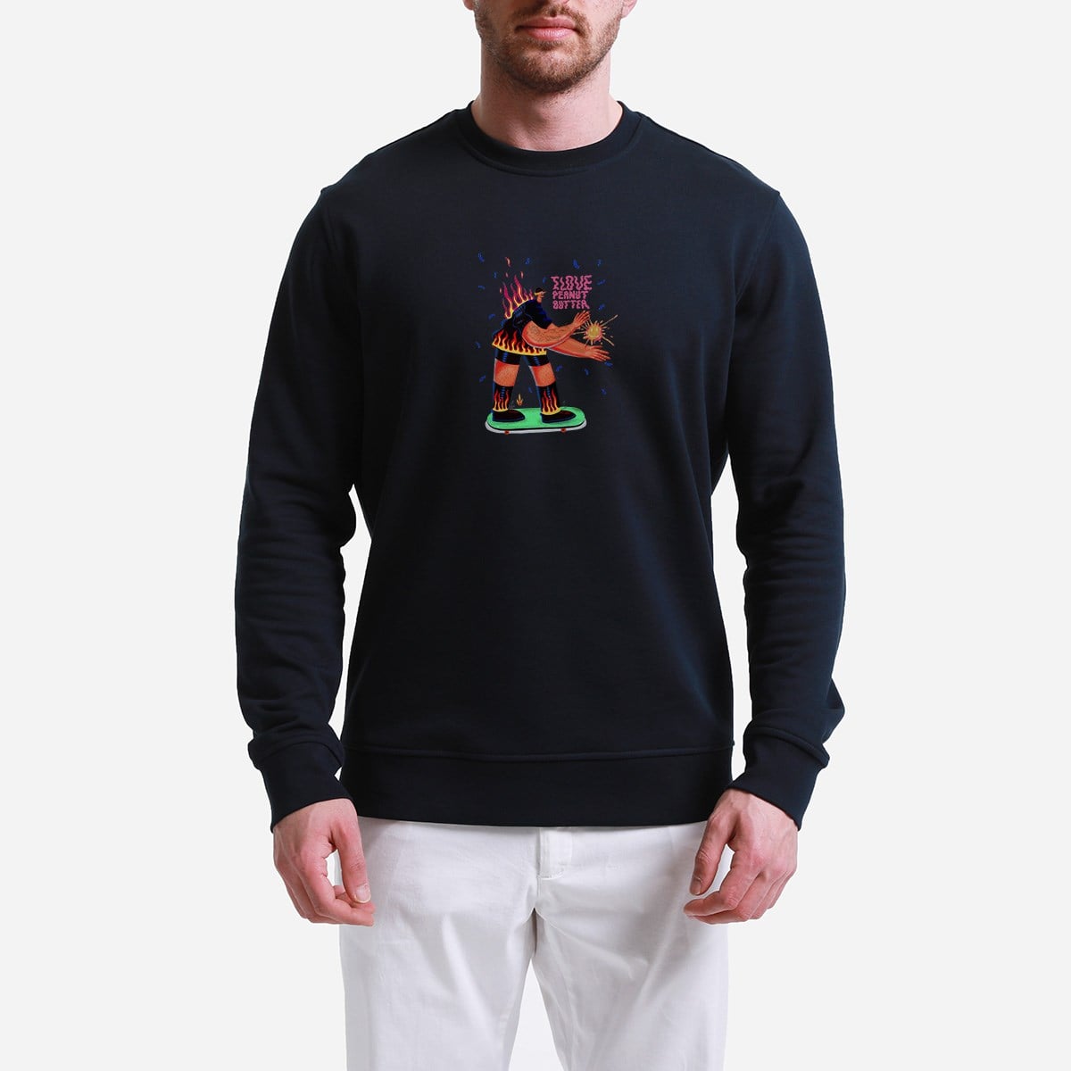 Sweatshirt Uçuş Erkek Lacivert