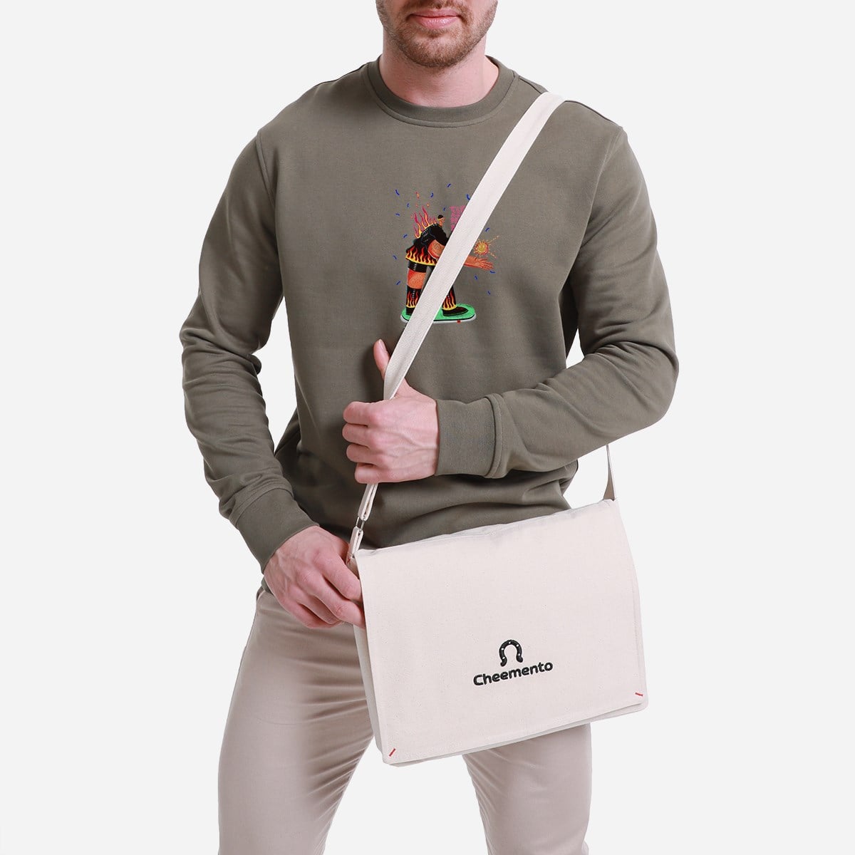 Sweatshirt Uçuş Erkek Lacivert