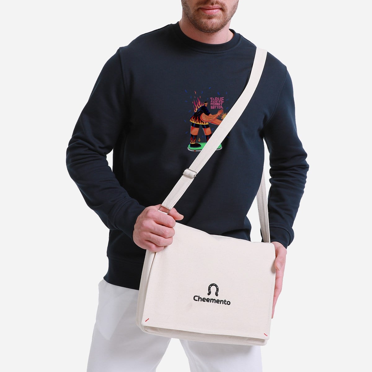 Sweatshirt Uçuş Erkek Lacivert