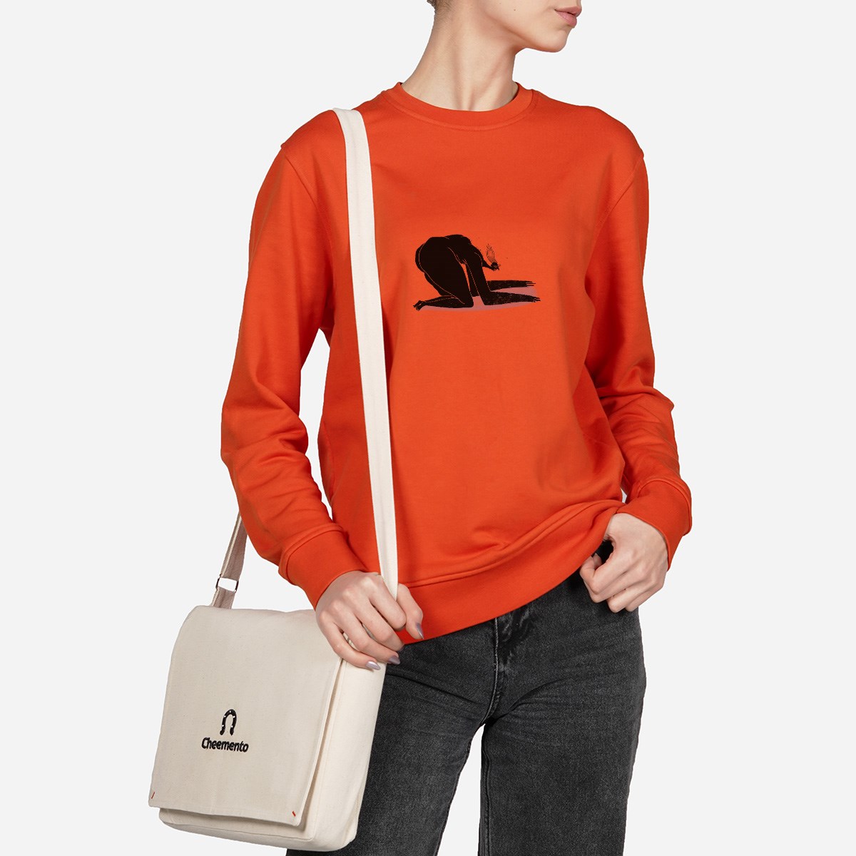 Sweatshirt Yok Oluş Kadın Taş