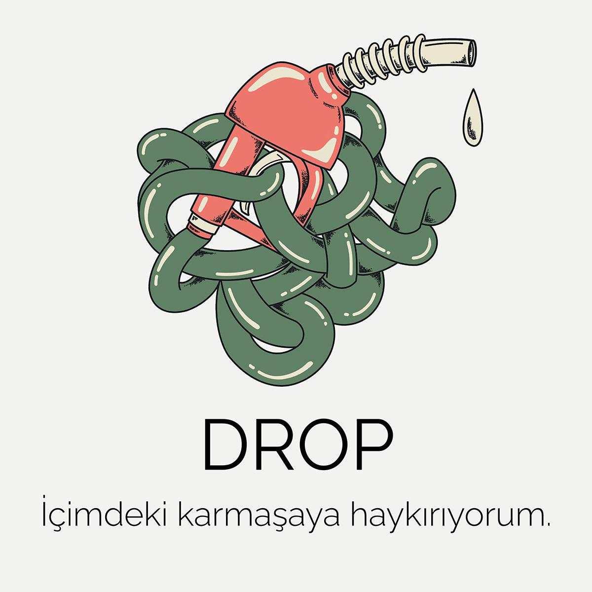 Tshirt Drop Kadın