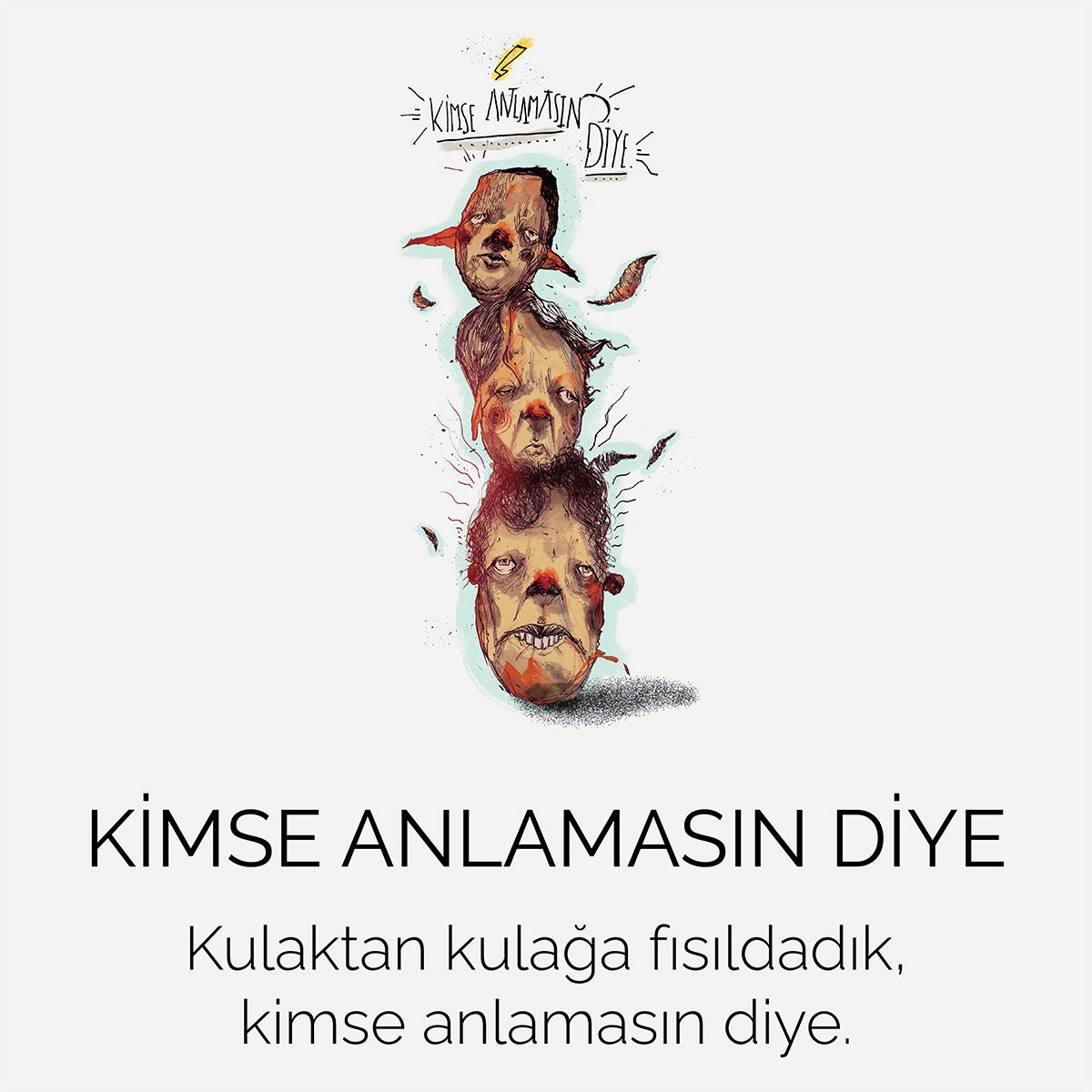 Tshirt Kimse Anlamasın Diye Kadın