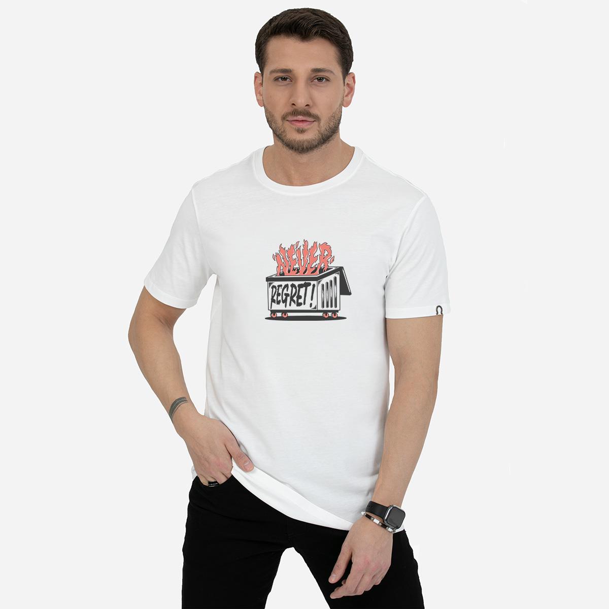 Tshirt Never Regret Erkek