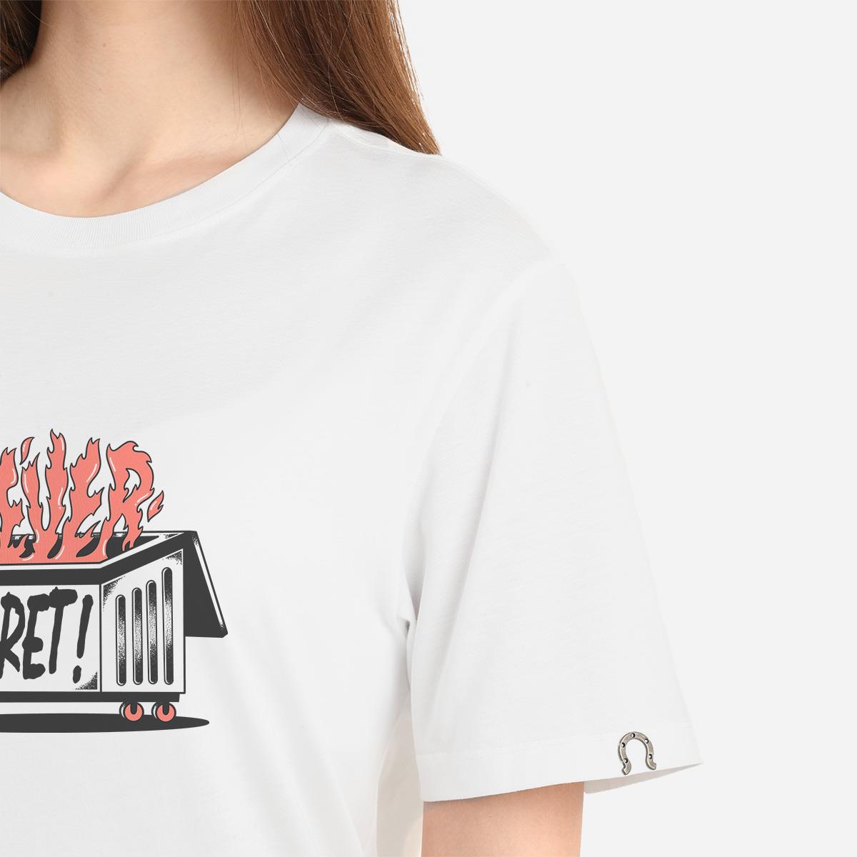 Tshirt Never Regret Kadın