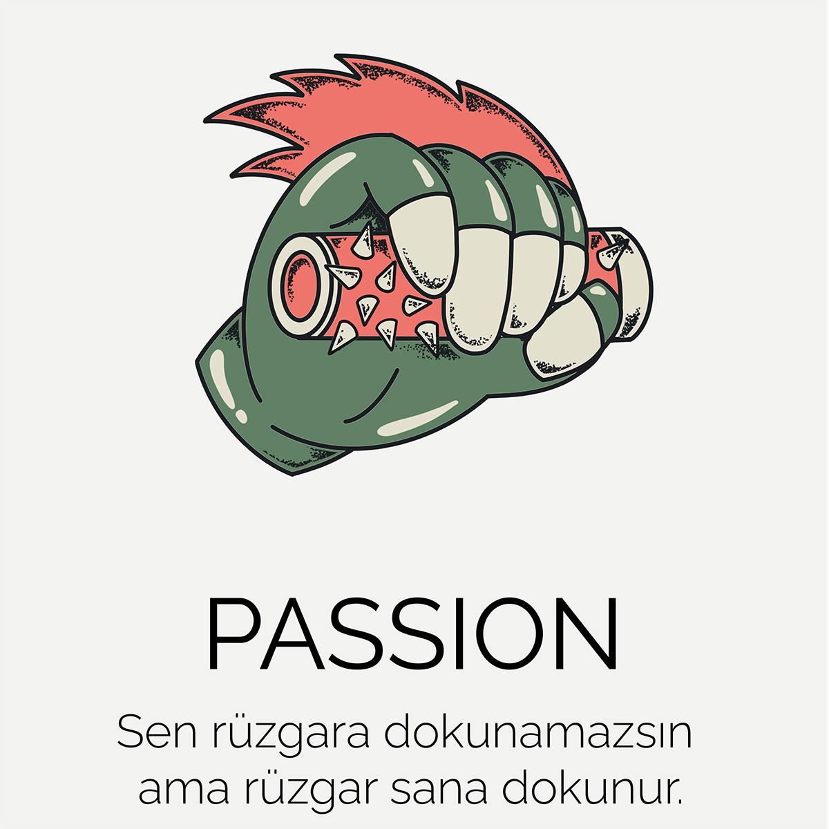 Tshirt Passion Erkek