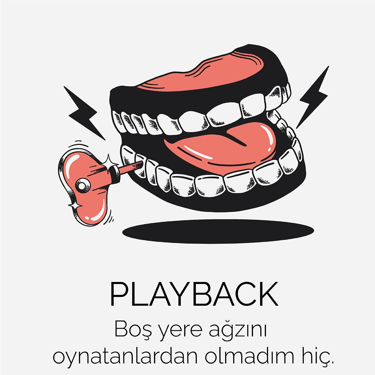 Tshirt Playback Kadın