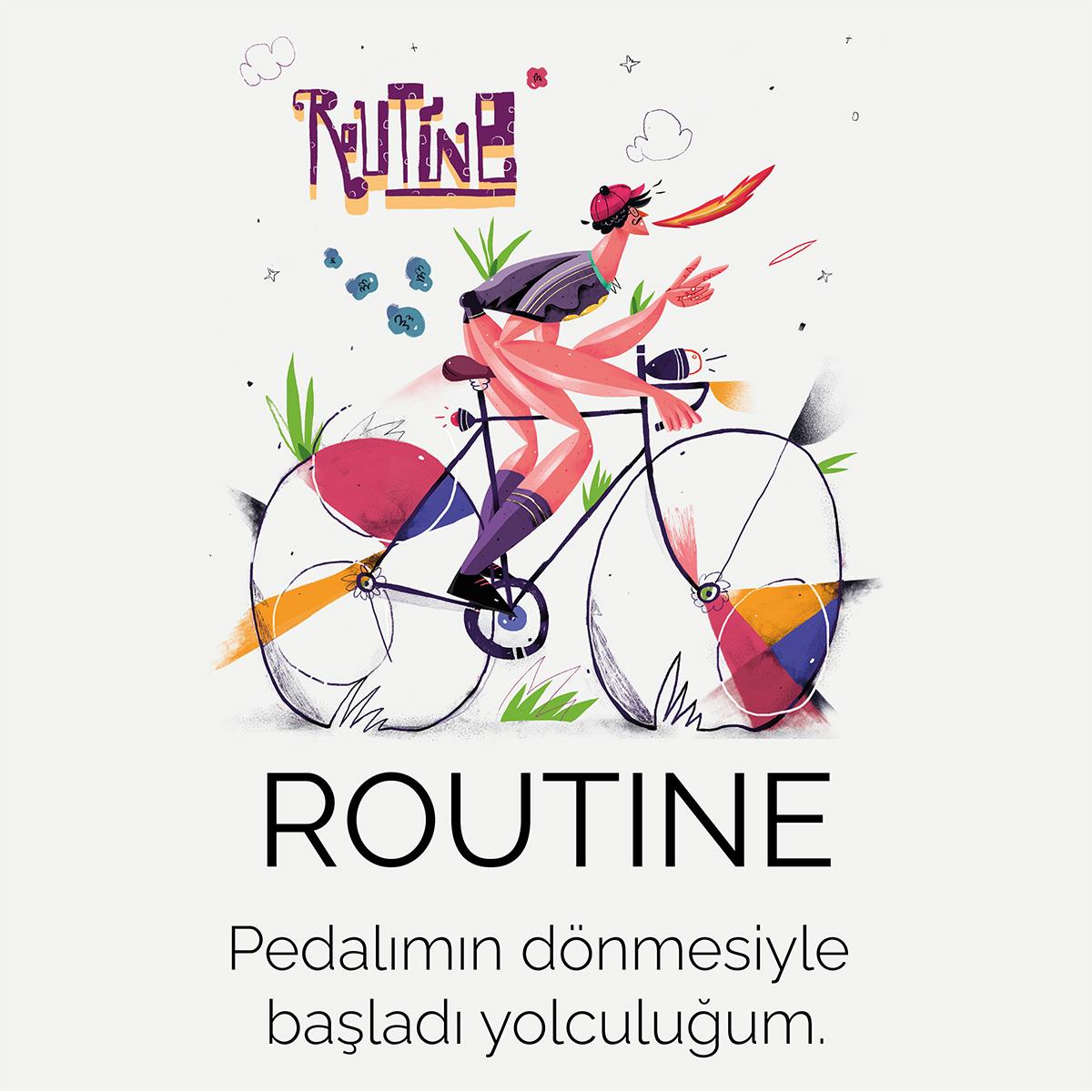 Tshirt Routine Kadın