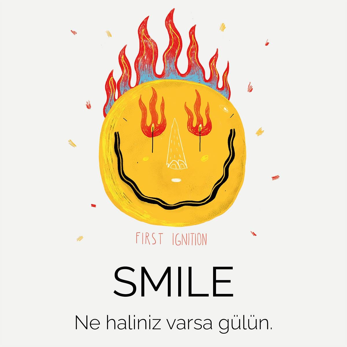 Tshirt Smile Kadın
