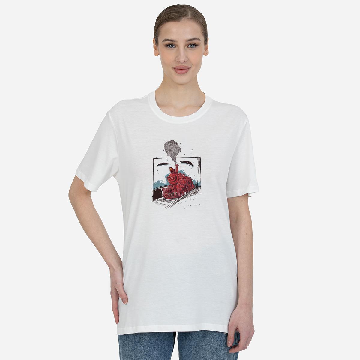 Tshirt Train Kadın